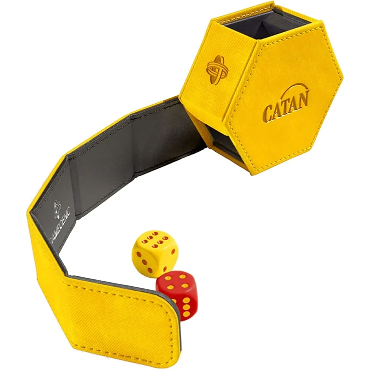GGS60021 - Catan Hexatower - Würfelturm, gelb - Preisvergleich – Bild 2