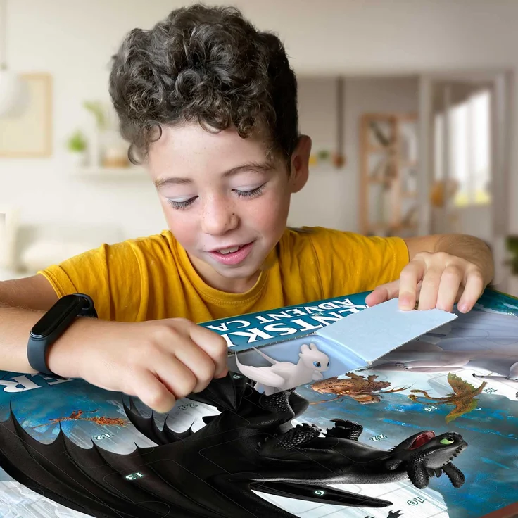 CRAZE Adventskalender 2020 DRAGONS Drachenzähmen Spielfiguren Weihnachtskalender Spielzeug Drachenfiguren Drachen Zubehör für Jungen und Mädchen 24645 – Bild 3