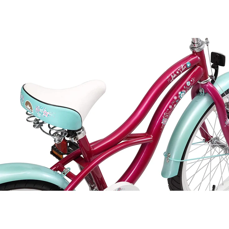 Bikestar 'Cruiser' Kinderfahrrad in Creamy Violett, 20 Zoll – Bild 6