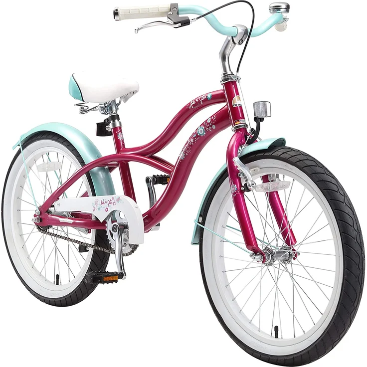 Bikestar 'Cruiser' Kinderfahrrad in Creamy Violett, 20 Zoll – Bild 1