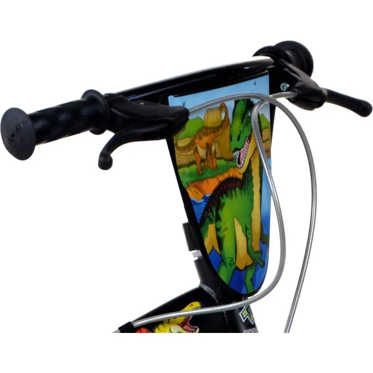 DINO BIKES Jungenfahrrad Kinderfahrrad Dinosaurier schwarz-grün 14 Zoll – Bild 6
