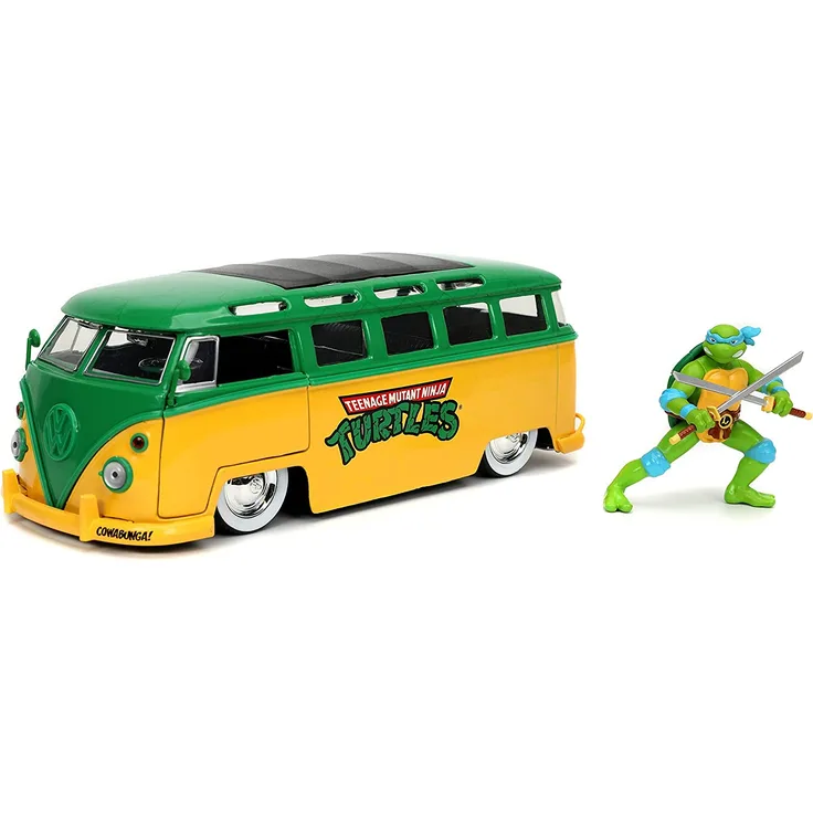 Jada 253285000 Turtles Leonardo 1962 VW Bus 1:24