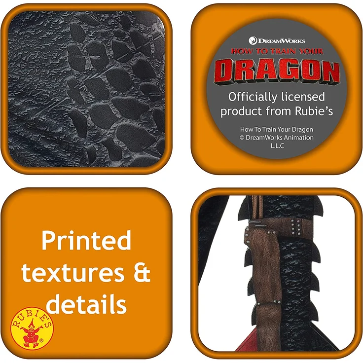 Rubie's 3610103 - Toothless/Night Fury - Child, Verkleiden und Kostüme – Bild 4