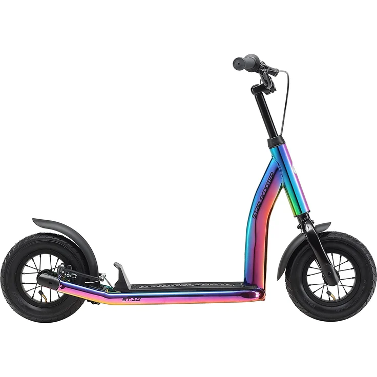 Star Scooter '10 Zoll New Gen', ab 5 Jahren, höhenverstellbar bis 77 cm, mit Handbremse, chrom – Bild 2