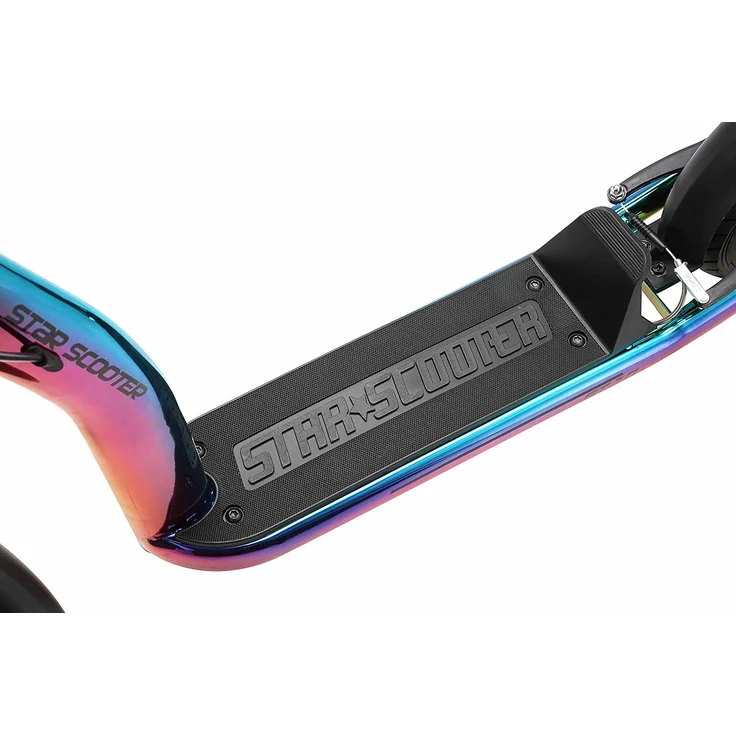 Star Scooter '10 Zoll New Gen', ab 5 Jahren, höhenverstellbar bis 77 cm, mit Handbremse, chrom – Bild 7