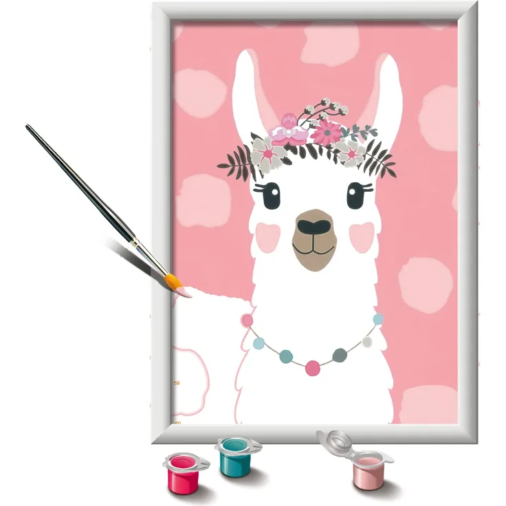 Ravensburger CreArt coloring book for children Lama