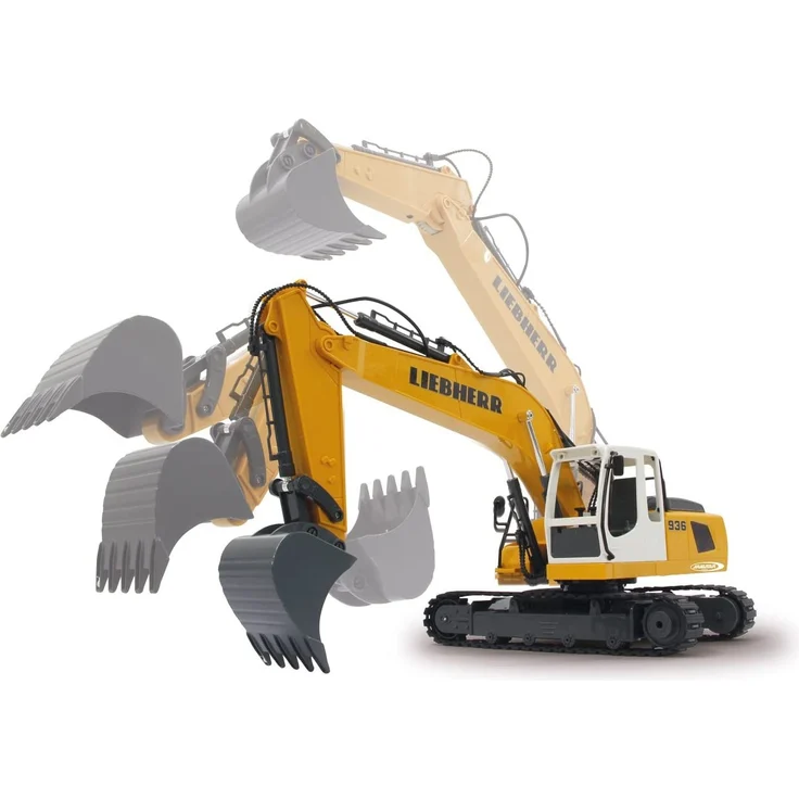 rC Liebherr Bagger Bagger 2,4 GHz gelb 1:20 – Bild 4