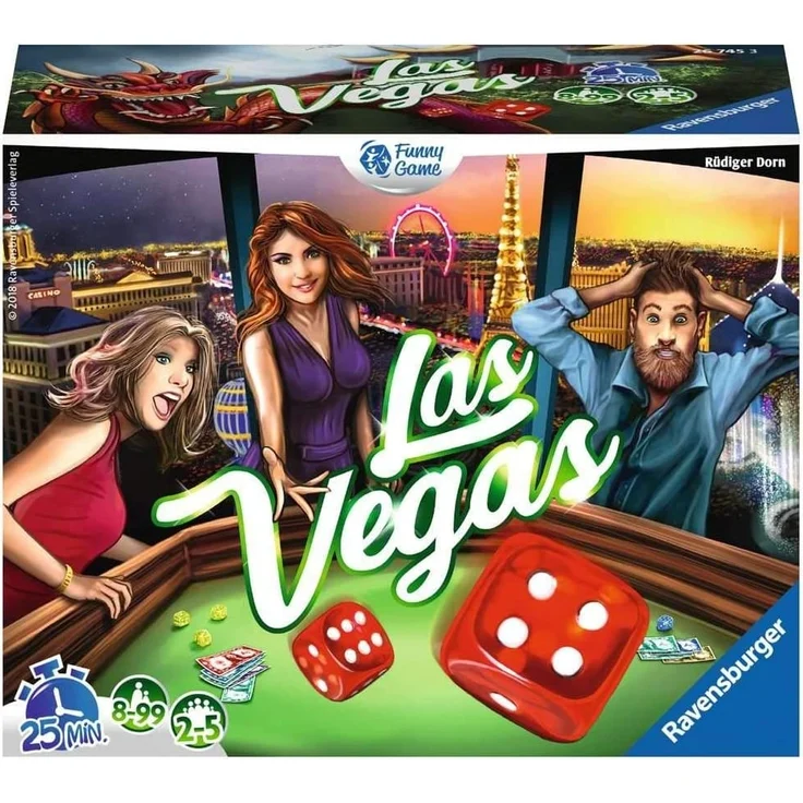 Ravensburger 26745 - Las Vegas - Gesellschaftsspiel - Ideal für Familien- und Freundeabende - Preisvergleich – Bild 1