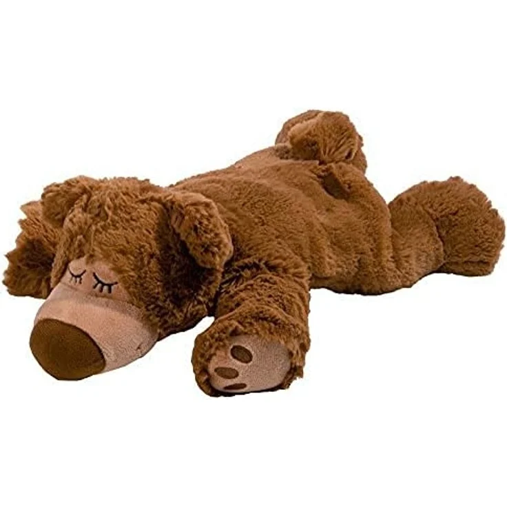 Warmies® Wärmekissen/Stofftier"Sleepybear braun" Hirse Lavendelfüllung 35cm 700g - Preisvergleich – Bild 3