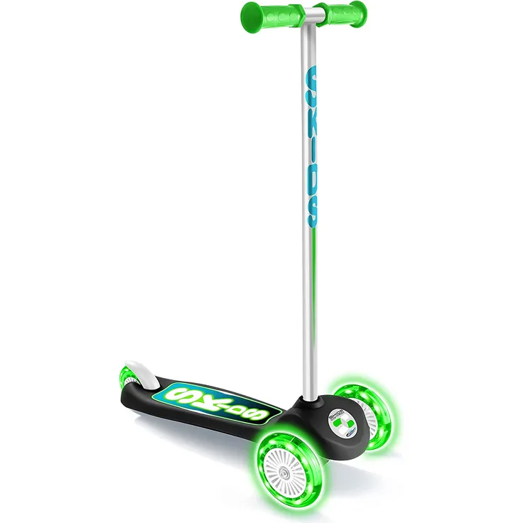 Scooter Leuchtend Junior 66 X 27 Cm Abec 5 Grün
