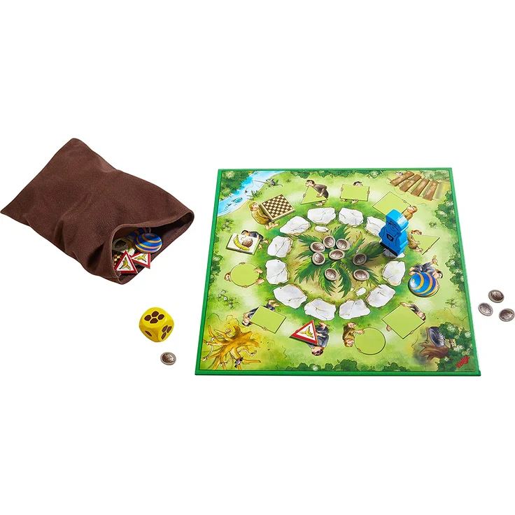 HABA 305173 - Mein erster Lernspielzoo, 10 Lernspiele zur Förderung von Konzentration, Zahlenverständnis, Tastsinn und Erkennen von Formen und Farben; Spiele ab 3 Jahren – Bild 3