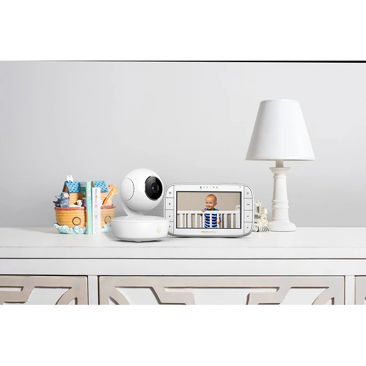 Motorola 'MBP50' Video-Babyphone, mit FHSS-Technologie, Farbdisplay, 300 m Reichweite – Bild 6