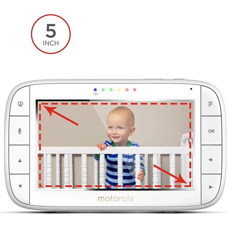 Motorola 'MBP50' Video-Babyphone, mit FHSS-Technologie, Farbdisplay, 300 m Reichweite – Bild 7
