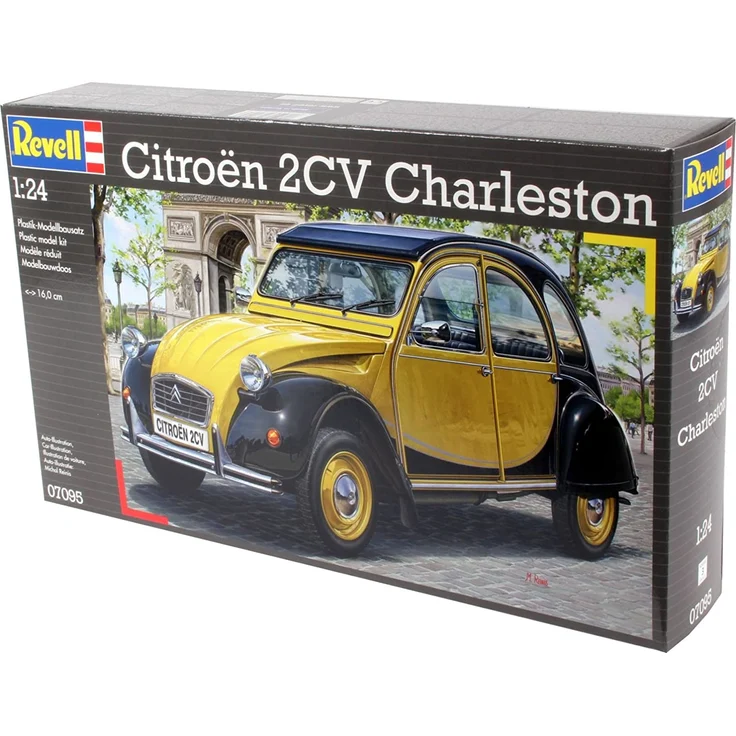 Revell Modellbausatz Auto 1:24 - Citroen 2CV Ente Charleston im Maßstab 1:24, Level 4, originalgetreue Nachbildung mit vielen Details, 07095 – Bild 16