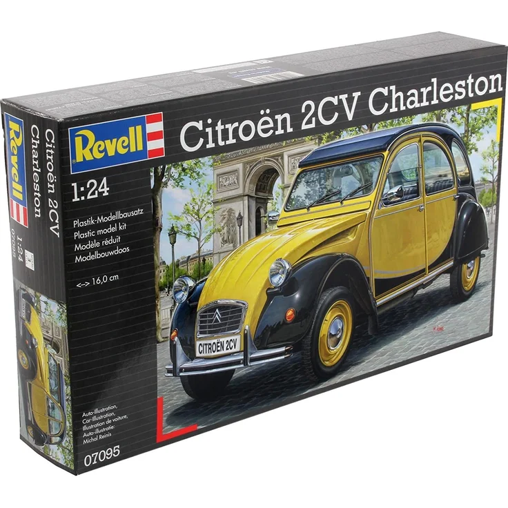 Revell Modellbausatz Auto 1:24 - Citroen 2CV Ente Charleston im Maßstab 1:24, Level 4, originalgetreue Nachbildung mit vielen Details, 07095 – Bild 17