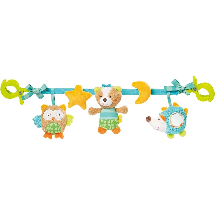 Kinderwagenspanner Schlafwald 45 cm blau