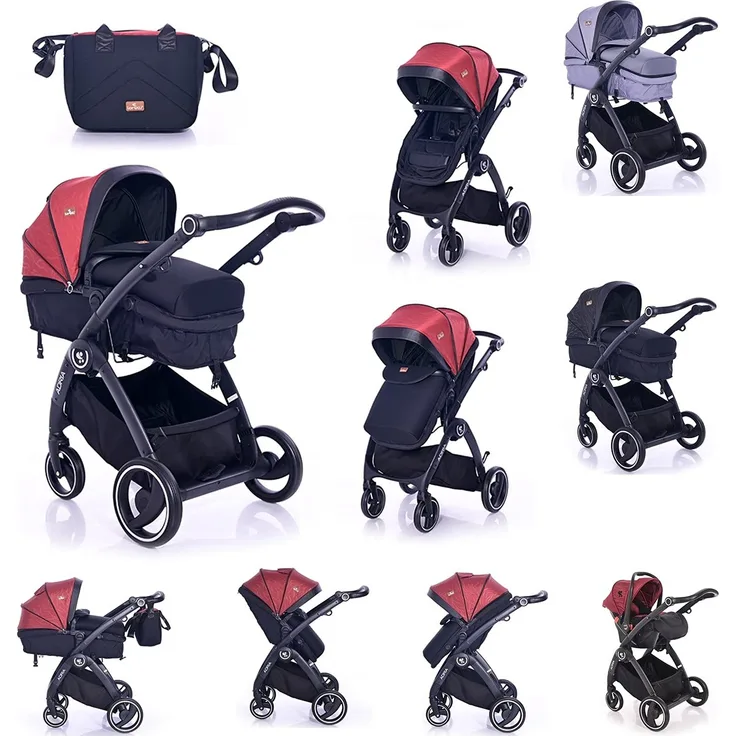 Lorelli 'Adria' Kombikinderwagen 2 in 1 rot