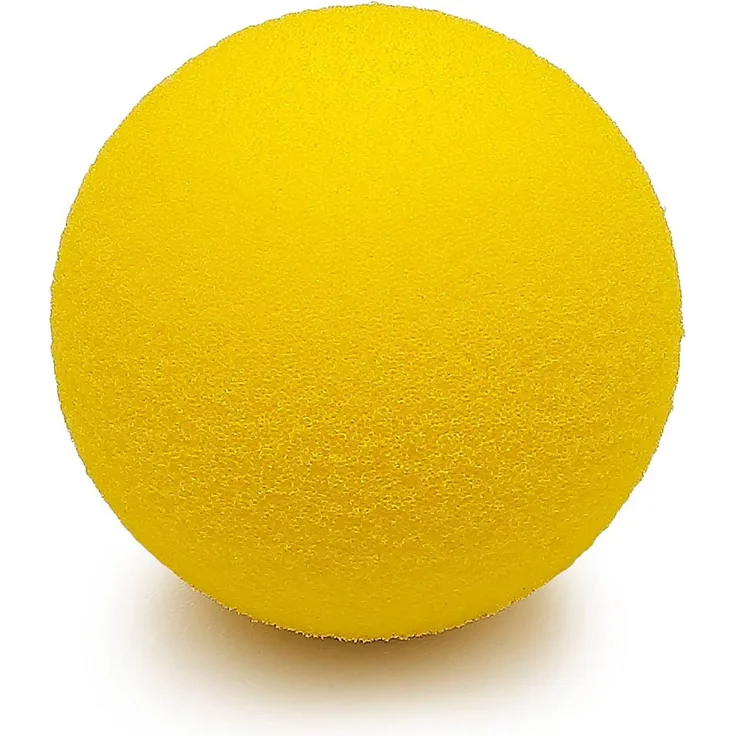 Schaumstoffball unbeschichtet, Ø 7 cm, gelb