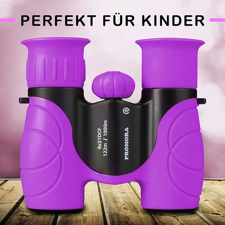 Fernglas für Kinder - Optimales Geschenk für kleine Jungen und Mädchen - Starke Vergrößerung 8X21 – Umfangreiches Set inklusive Lupe & Kompass – Spielzeug für 4 5 6 7 8 Jahre alte Jungen und Mädchen – Bild 3