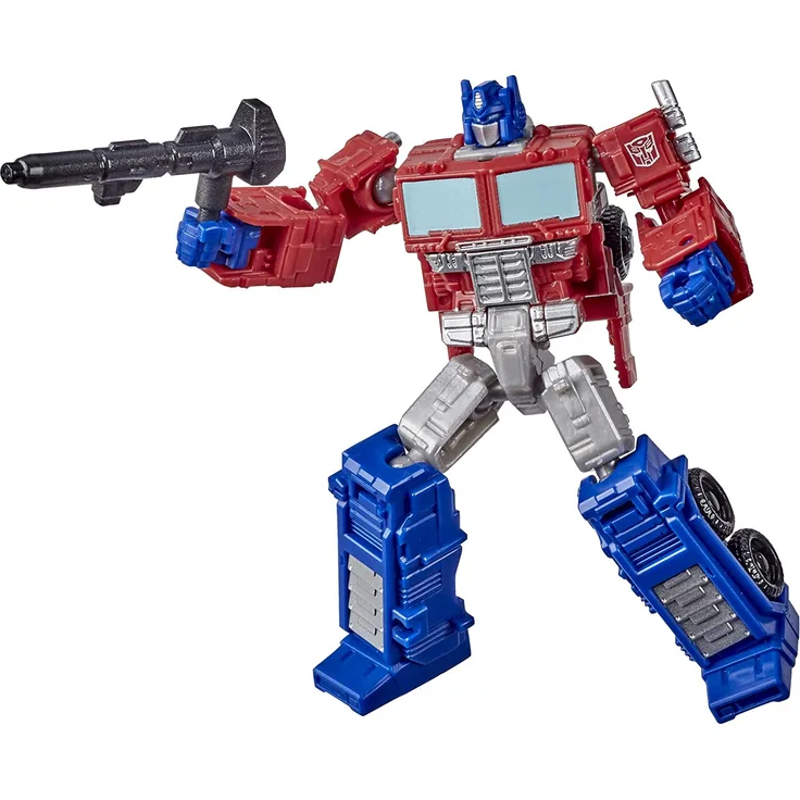 Transformers Generations War for Cybertron: Kingdom Core-Klasse WFC-K1 Optimus Prime Figur – ab 8 Jahren, 8,5 cm