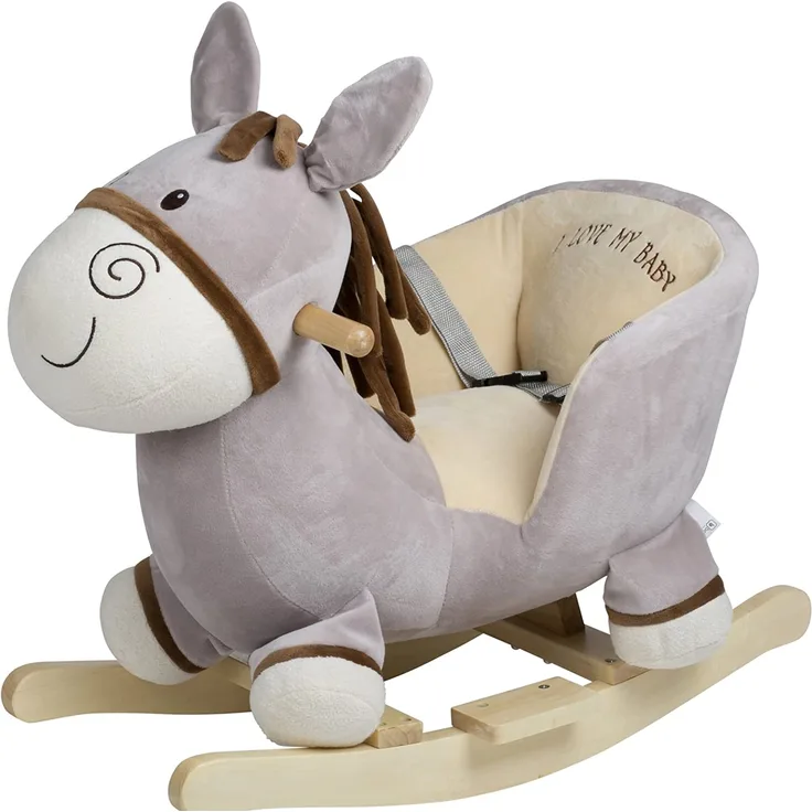 BabyGo Rocker 'Schaukeltier Esel', Schaukelesel, Donkey, ab 10 Monaten