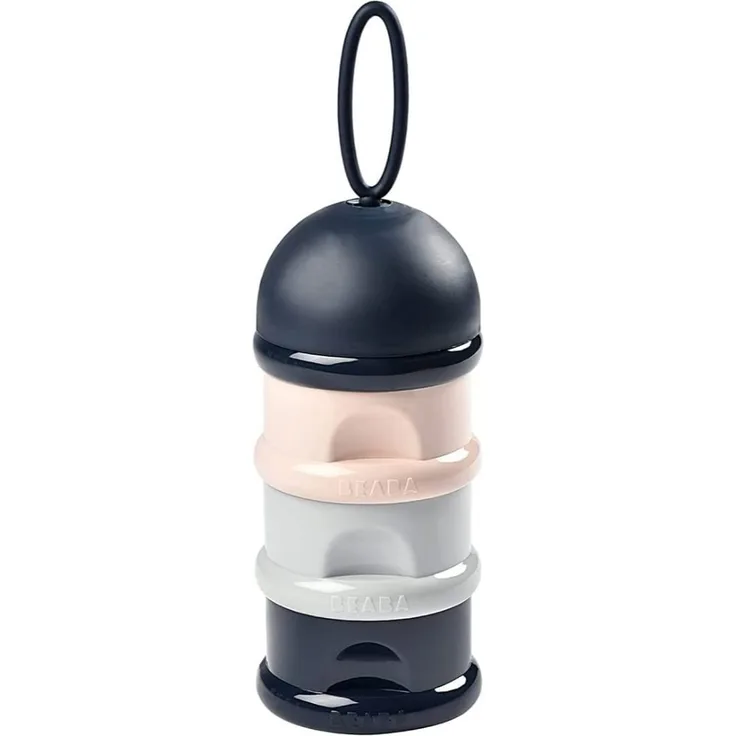 Unbekannt Boîte doseuse de Lait empilable (Dark Blue+Gray+pink)