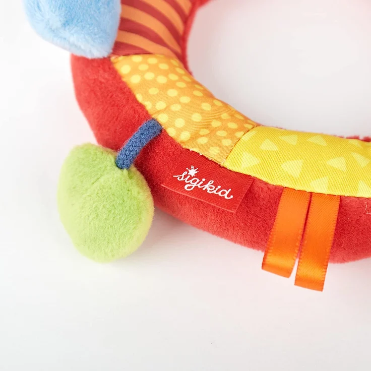 sigikid, Mädchen und Jungen, Rassel Aktiv-Ring Bär, Rot/Bunt, 40490 – Bild 10
