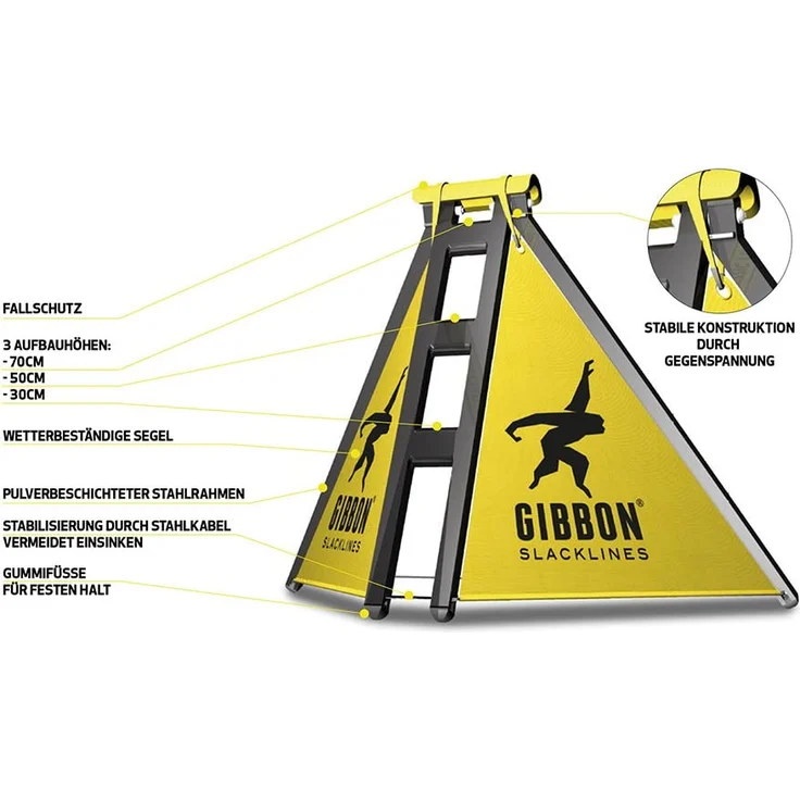 Gibbon Slackframe black – Bild 2