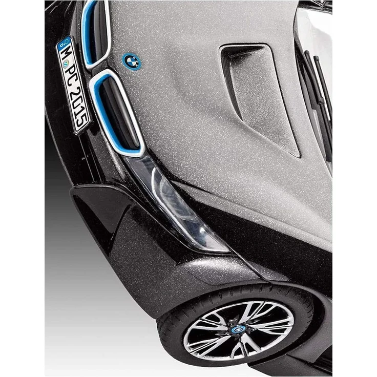 Revell Modellbausatz Auto 1:24 - BMW i8 im Maßstab 1:24, Level 4, originalgetreue Nachbildung mit vielen Details, 07008 – Bild 8