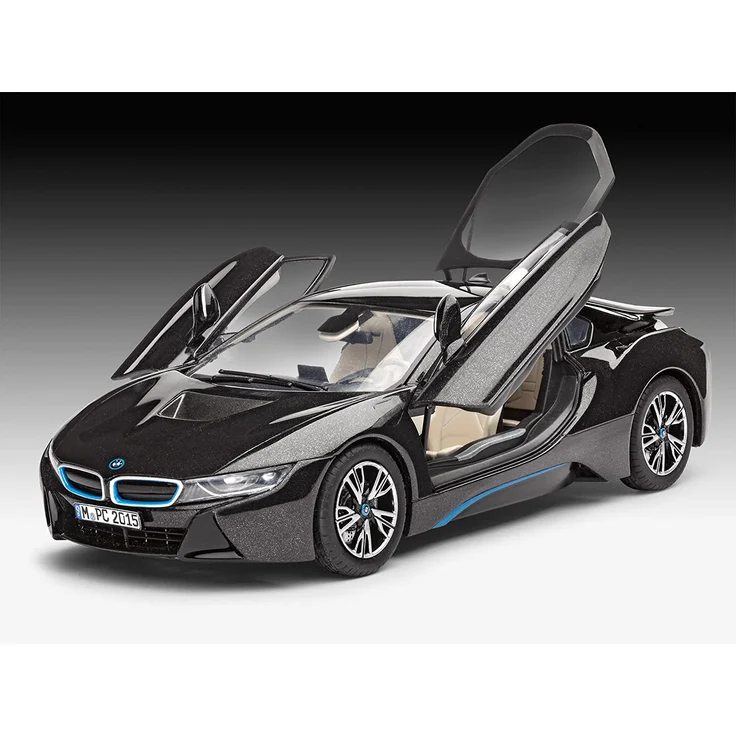 Revell Modellbausatz Auto 1:24 - BMW i8 im Maßstab 1:24, Level 4, originalgetreue Nachbildung mit vielen Details, 07008 – Bild 20