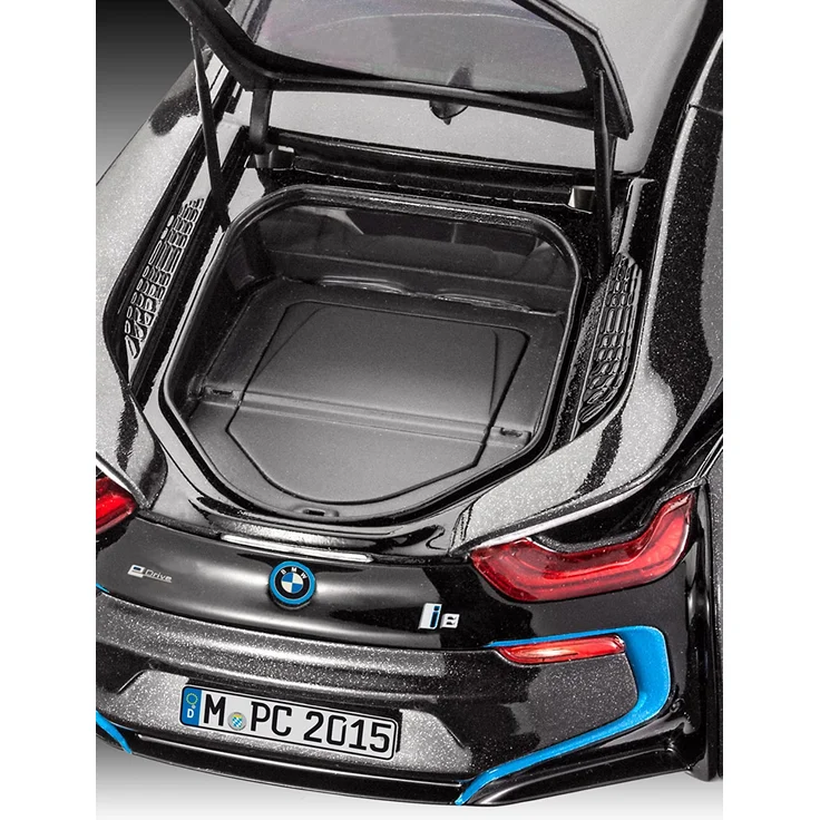 Revell Modellbausatz Auto 1:24 - BMW i8 im Maßstab 1:24, Level 4, originalgetreue Nachbildung mit vielen Details, 07008 – Bild 11