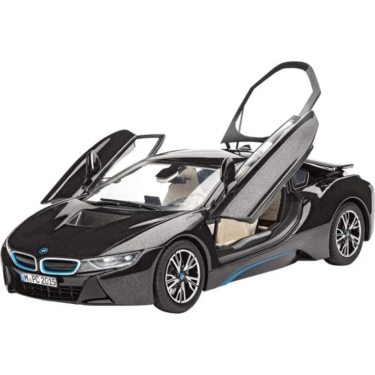 Revell Modellbausatz Auto 1:24 - BMW i8 im Maßstab 1:24, Level 4, originalgetreue Nachbildung mit vielen Details, 07008 – Bild 6