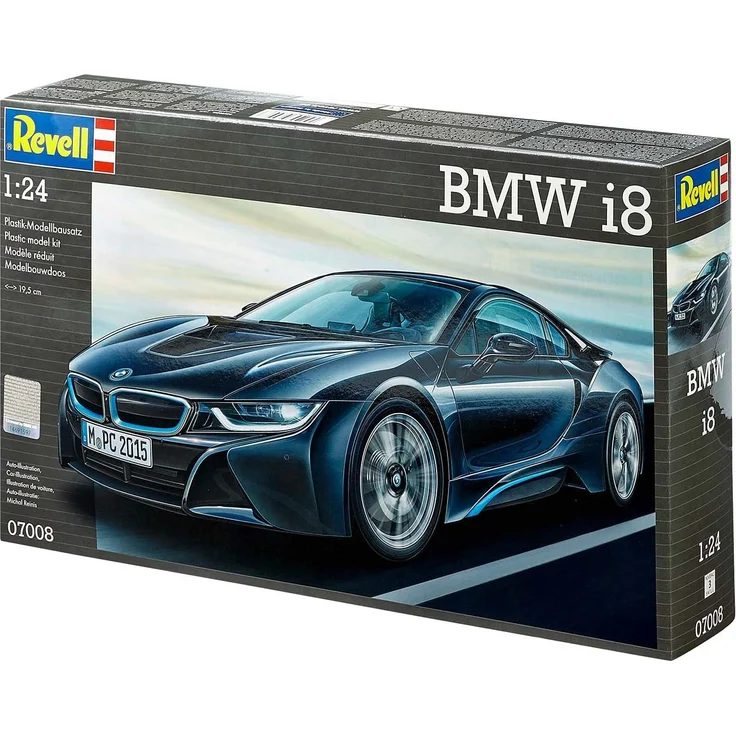 Revell Modellbausatz Auto 1:24 - BMW i8 im Maßstab 1:24, Level 4, originalgetreue Nachbildung mit vielen Details, 07008 – Bild 22