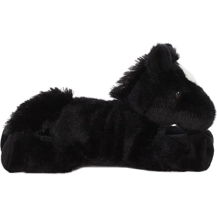 kuscheltier Mini Flopsie Beau Pferd schwarz 20,5 cm – Bild 3