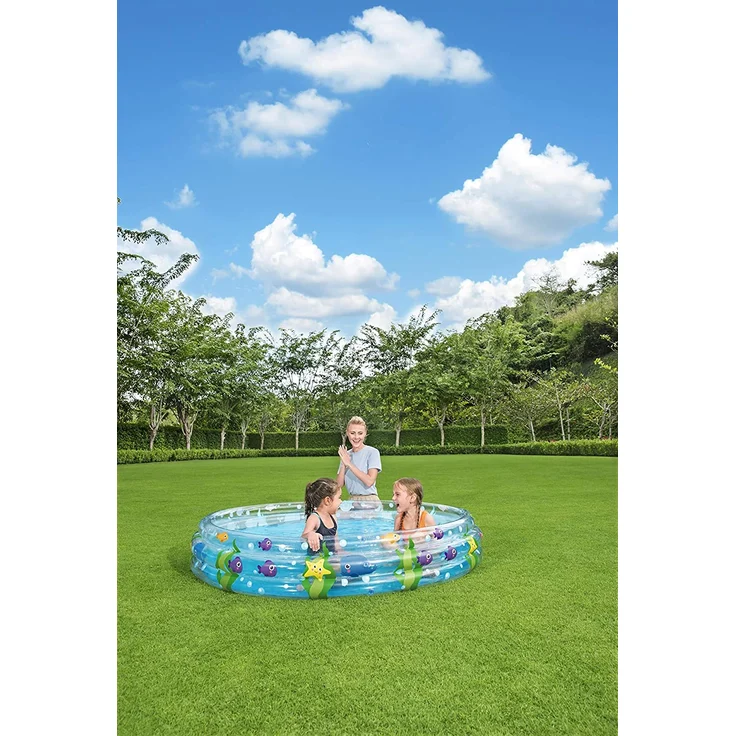 Bestway Planschbecken Deep Dive Rund 183x33 cm Blau – Bild 11