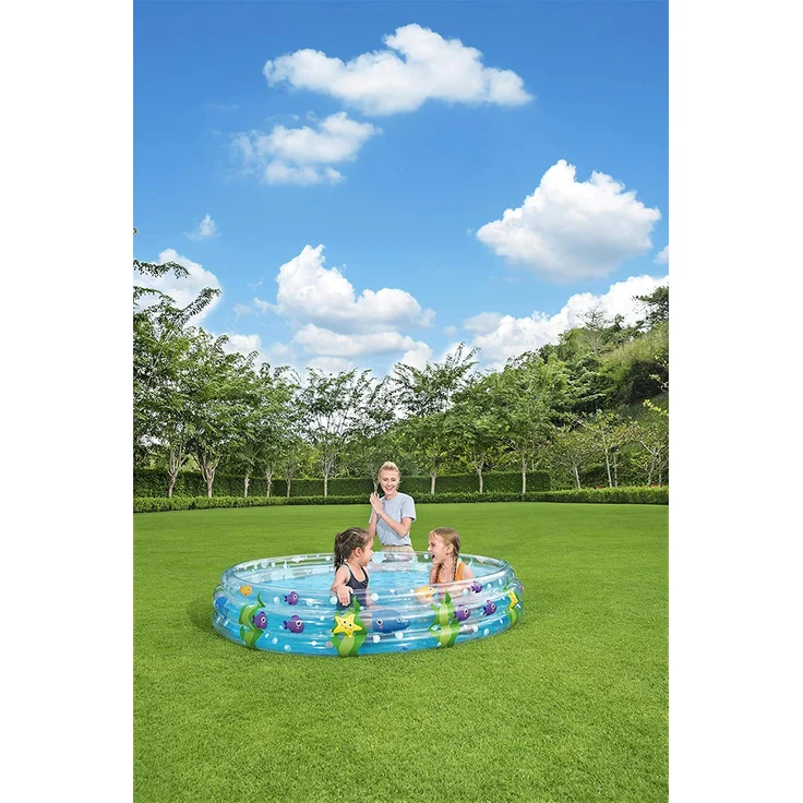 Bestway Planschbecken Deep Dive Rund 183x33 cm Blau – Bild 8