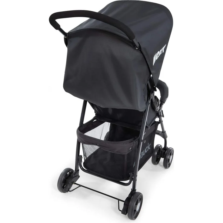 Hauck Disney Buggy Sport, Ultra Leicht - nur 5,9 kg, Klein Zusammenklappbar, Reisebuggy mit Liegefunktion, Sonnenverdeck, Großer Korb, Mickey Stars Grau Schwarz – Bild 12