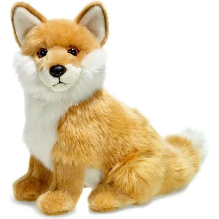 WWF WWF16982 Plüsch Rotfuchs, realistisch gestaltetes Plüschtier, ca. 23 cm groß und wunderbar weich