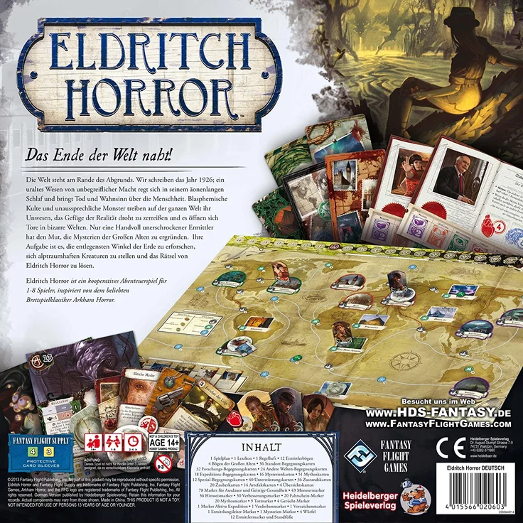 Asmodee HE564 - Eldritch Horror, Brettspiel – Bild 2