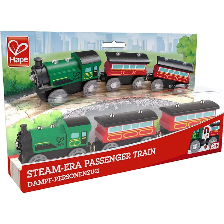 Hape E3719 Kleinkindspielzeug Dampf-Personenzug – Bild 6