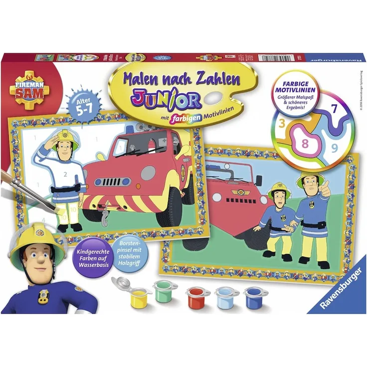 Ravensburger Malen nach Zahlen 27772 - Feuerwehrmann Sam