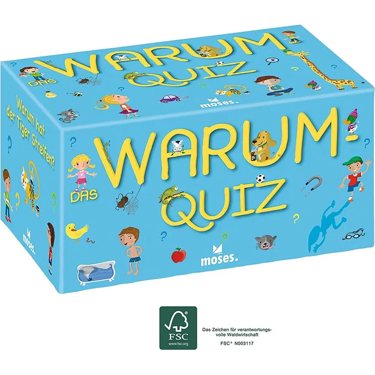 moses. Das Warum-Quiz | Kinderquiz | Für Kinder ab 6 Jahren