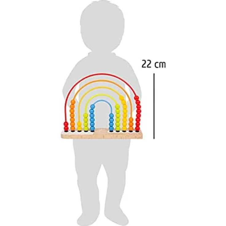 Motorikschleife und Abakus Regenbogen – Bild 5