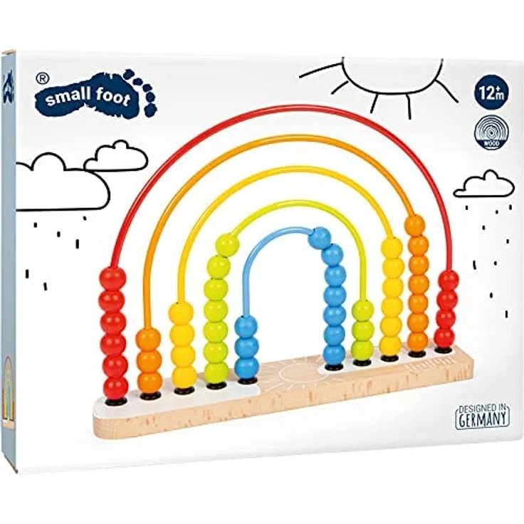 Motorikschleife und Abakus Regenbogen – Bild 6