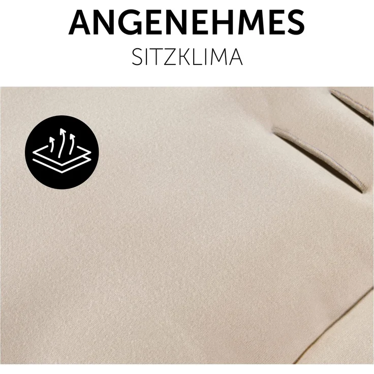 Hauck Universal Sitzauflage für Buggys, Kinderwagen, Fahrradanhänger, Baumwolle, Atmungsaktiv, Weich, Einfache Befestigung ,Sommer & Winter, Winnie the Pooh Beige – Bild 5