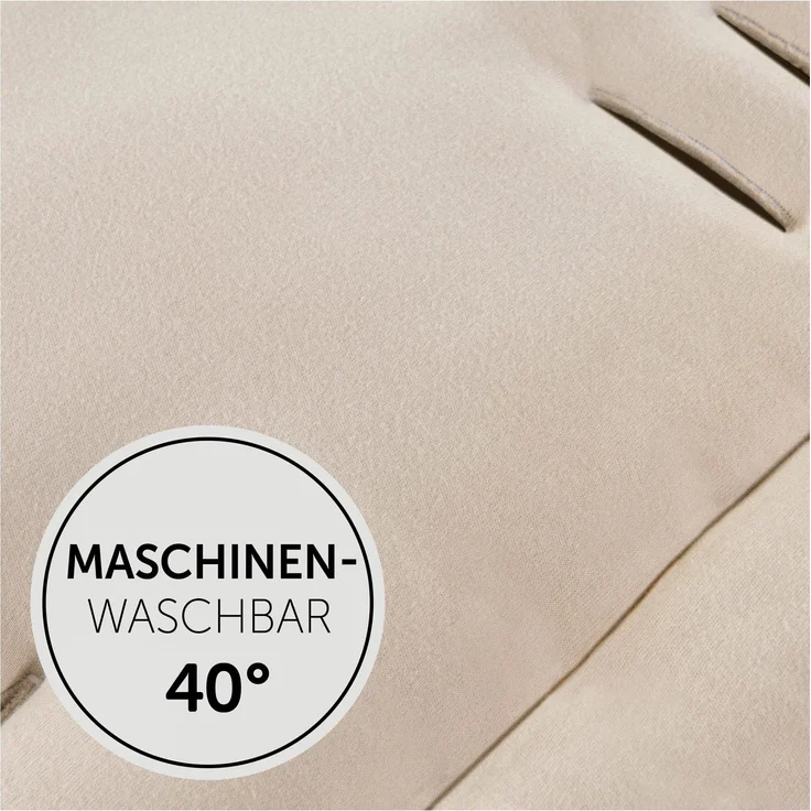 Hauck Universal Sitzauflage für Buggys, Kinderwagen, Fahrradanhänger, Baumwolle, Atmungsaktiv, Weich, Einfache Befestigung ,Sommer & Winter, Winnie the Pooh Beige – Bild 7