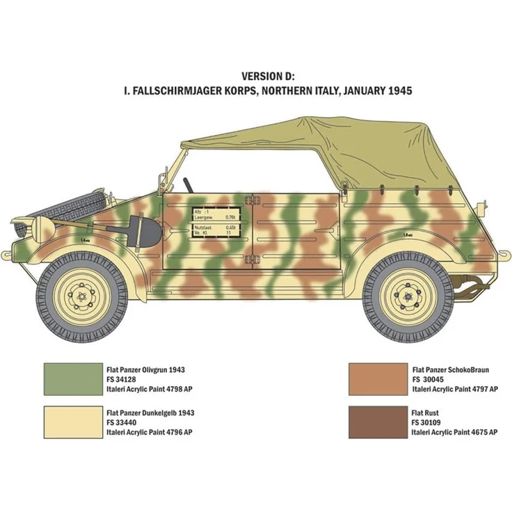 Vertriebsmarken 510007405 1:9 KDF. 1 Typ 82 Kübelwagen – Bild 5