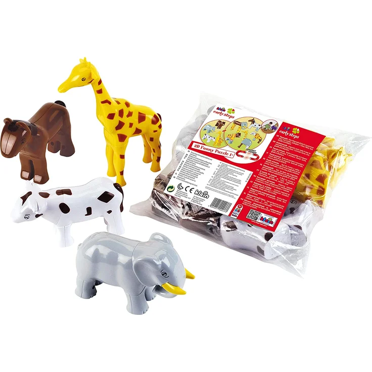 Klein 3D-Puzzle Dieren 16-teilig – Bild 1