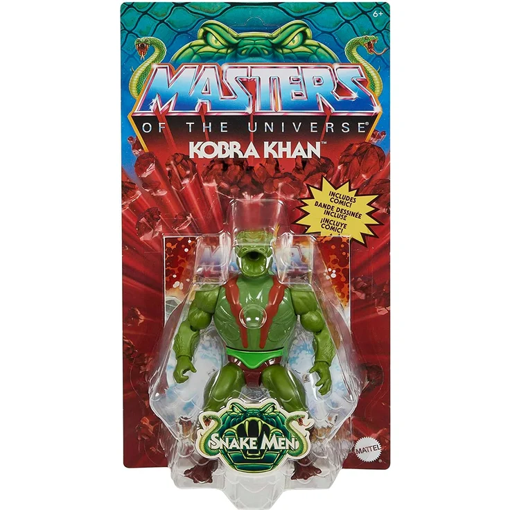 Masters of the Universe HKM65 - MOTU Origins Kobra Khan, ca. 14 cm große Actionfigur, Figuren zum Spielen und Sammeln, Geschenk für 6- bis 10-Jährige und erwachsene Sammler – Bild 6