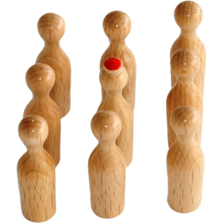 Weiblespiele 10730 - Ersatzkegel für Tiroler Tischkegelspiel 10700